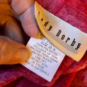 Vintage Lady Dorby size 18W. Tank top sheath dress. Button front top. thumbnail 8