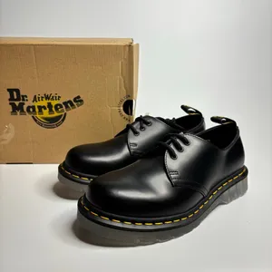 Dr. Martens 1461 Iced Smooth Leather Oxford Loafer Shoes in Black thumbnail 6
