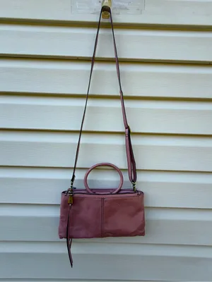 HOBO Sable Pink Genuine Leather Convertible Crossbody Top Handle Satchel Bag thumbnail 3