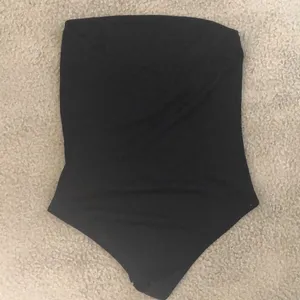 🥺❤️ Cutest Simple Boohoo Tube top Black Bodysuit thumbnail 5