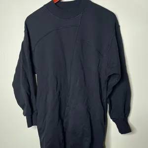 Lululemon Broken Beats Sweater Oversized Dress Black Womens XXS thumbnail 1