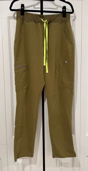 Women’s FIGS Martini Olive Yola HR Scrub Pants thumbnail 1