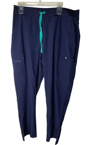 Figs Yola Freex lined scrub pants navy women's size XL NEW WITH TAGS thumbnail 1