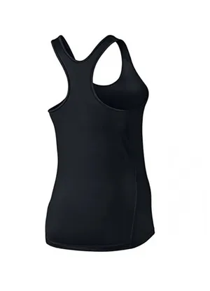 Nike Dri-Fit Black Racerback Tank Women’s Tank Top thumbnail 3