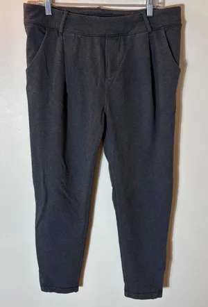 Lululemon Stress Less‎ Pant Size 10 Heathered Dark Gray thumbnail 1