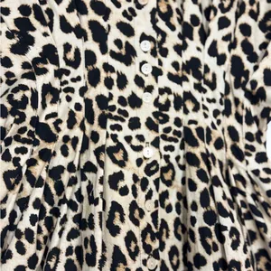 Exquise Anthropologie Cotton Blend Relaxed Leopard Tobie Shirt Dress Sz XS. P-46 thumbnail 7