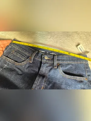 Old Navy High-Waisted Extra-Wide-Leg Barrel Jeans size 8 thumbnail 13