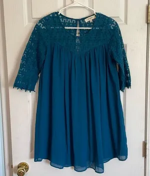 Altard State Teal Dress thumbnail 1