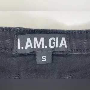I.AM.GIA Women’s Vintage Black Pleated‎ Skater Skirt Size S thumbnail 3