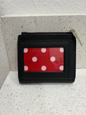 Kate Spade Disney Limited Edition Minnie Mouse Adalyn Leather Wallet thumbnail 3