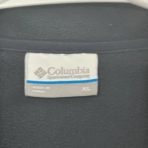 Columbia navy blue zip up softshell jacket with pockets size XL thumbnail 4