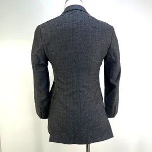 Polo Ralph Lauren Plaid Blazer Vintage Wool Gray USA Made thumbnail 12