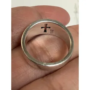 James Avery Sterling Silver Open Cross Ring Size 7 thumbnail 2