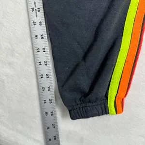 Aviator Nation Charcoal Gray Rainbow Stripe Sweatpants Joggers Womens Size‎ S thumbnail 9