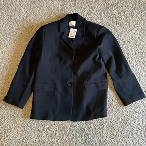 NWT Oak + Fort Oversized Blazer thumbnail 11