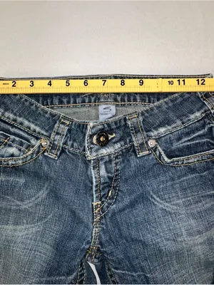 Silver Jeans Women's Distressed Bootcut Blue Denim Jeans Raw Hem Size 26 thumbnail 8