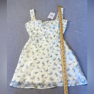 Princess Polly Tullock Mini dress Blue Floral Size‎ 6 thumbnail 6