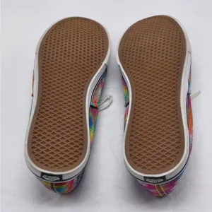 Y2K Vans Rainbow Tie-Dye Canvas Sneakers Women's 7 Skater Preppy Casual Shoes thumbnail 11