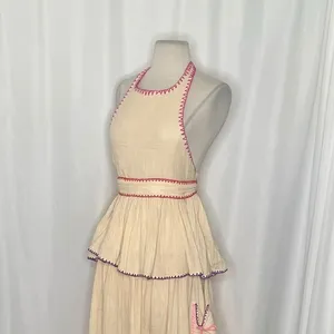 NWT!! FREE‎ PEOPLE Island Time Embroidered Set Skirt Halter Top Gauzy Small thumbnail 6
