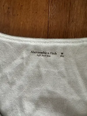 Pale blue Abercrombie short sleeve bodysuit medium thumbnail 3