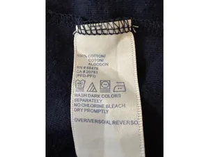 Tommy Hilfiger L Navy Cotton Short Sleeve T-Shirt Dress thumbnail 8
