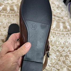 A New Day Dark Brown Pointed Slingback Flats thumbnail 9