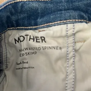 Mother Superior High Waisted Spinner Prep Skimp Jeans in Flash Back Size: 27 thumbnail 9
