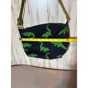 Boston Hand Print Alligator-Crocodile‎ shoulder bag with coin purse thumbnail 4