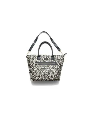 Trina Turk Leopard Print Tote Bag Detachable Strap OS NWT thumbnail 2