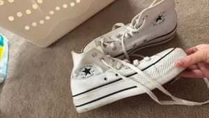 White High-Top Converse thumbnail 2