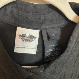 Harley Davidson Women's 2016 Biker Shirt‎ Snap Down Shirt Sleeve Black Size XL thumbnail 3