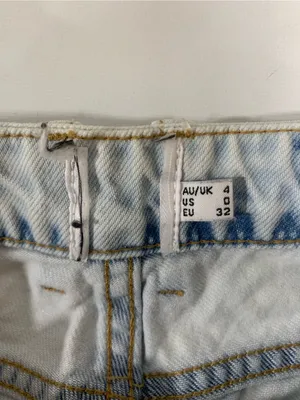 Princess Polly High Waisted Wide Leg Distressed Jeans - Size 0 thumbnail 4