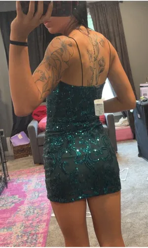 Live It Up Sequin Mini Dress thumbnail 3