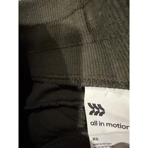 All‎ in Motion Women's Olive Green Athletic Shorts XS Drawstring Pockets thumbnail 4