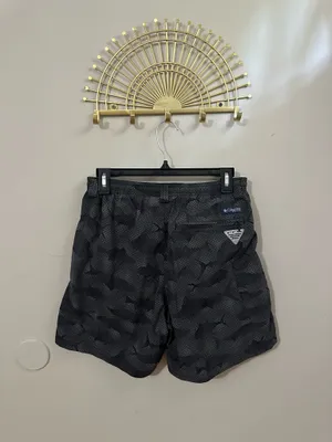 Columbia Black Camouflage Athletic Shorts thumbnail 2