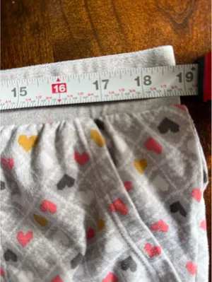 Cuddl Duds XL Lounge Pants with Heart Pattern thumbnail 6