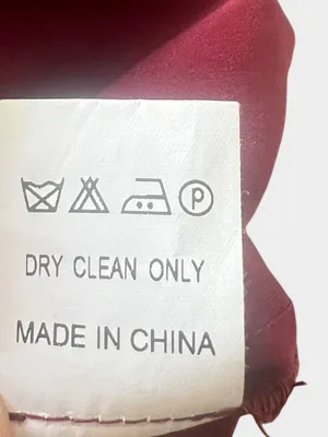 Miss Circle Burgundy Wine Satin Plunge Cutout Bodycon Midi Dress Small thumbnail 9