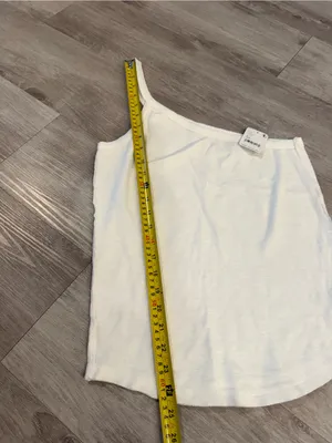 Free People NEW One Way or Another" One-Shoulder Tank Top thumbnail 3
