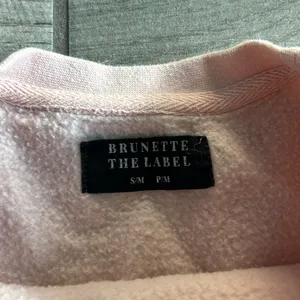 Brunette the label love yourself first pullover sweatshirt Pink Size undefined thumbnail 3