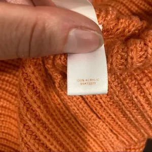 LC Lauren‎ Conrad V Neck Coral Knit Bell sleeved Sweater Size S Feminine thumbnail 6