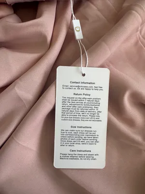 Chicsew Lauren Strapless Satin Gown Dusty Rose Size 10 NWT thumbnail 6