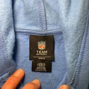 NFL Tennessee Titans Zip Up Hoodie Jacket Blue NFL Team‎ Apparel Girls XL (16) thumbnail 5