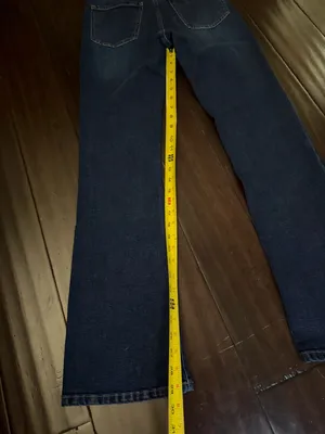 Quince Bella Stretch Kick Flare Jeans High-Rise Straight Jeans - Women’s 26 thumbnail 4
