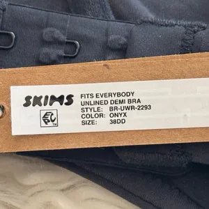 Skims Fits Everybody Unlined Demi Bra Onyx Size 38DD thumbnail 9
