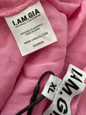 NWT I.AM.GIA Amina Pants in Pink Burnout Size XL thumbnail 7