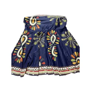 Navy Blue Paisley Floral Print Swim Dress Two Piece Bikini Set 1XL D1987-52 thumbnail 2