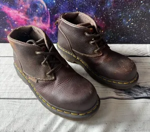 Dr. Martens Industrial Steel Toe Leather Boots‎ Sz 37 EU Women 6 ASTM 2413-11 thumbnail 1