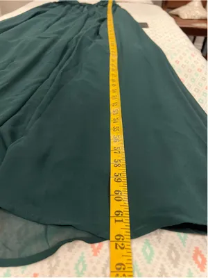 Women's Lulus Heavenly Hues Forest Green Maxi Dress Size M thumbnail 8