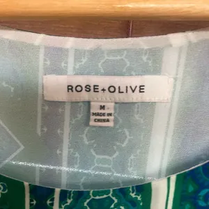Rose & Olive Sleeveless Bandana Print Blouse | Women’s Size Medium‎ thumbnail 3