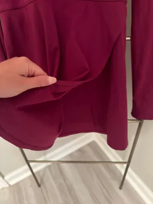Purple Long Sleeve Tennis Dress thumbnail 2